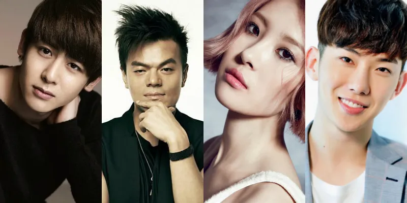 Sederet seleb JYP Entertainment yang siap tampil di KBS Producer. ©soompi.com