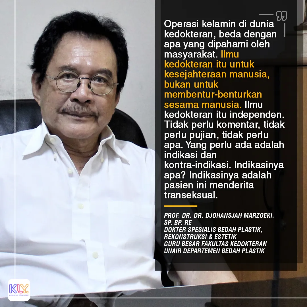 Prof. Djohan tak perlu komentar, tak perlu pujian / Credit: KapanLagi