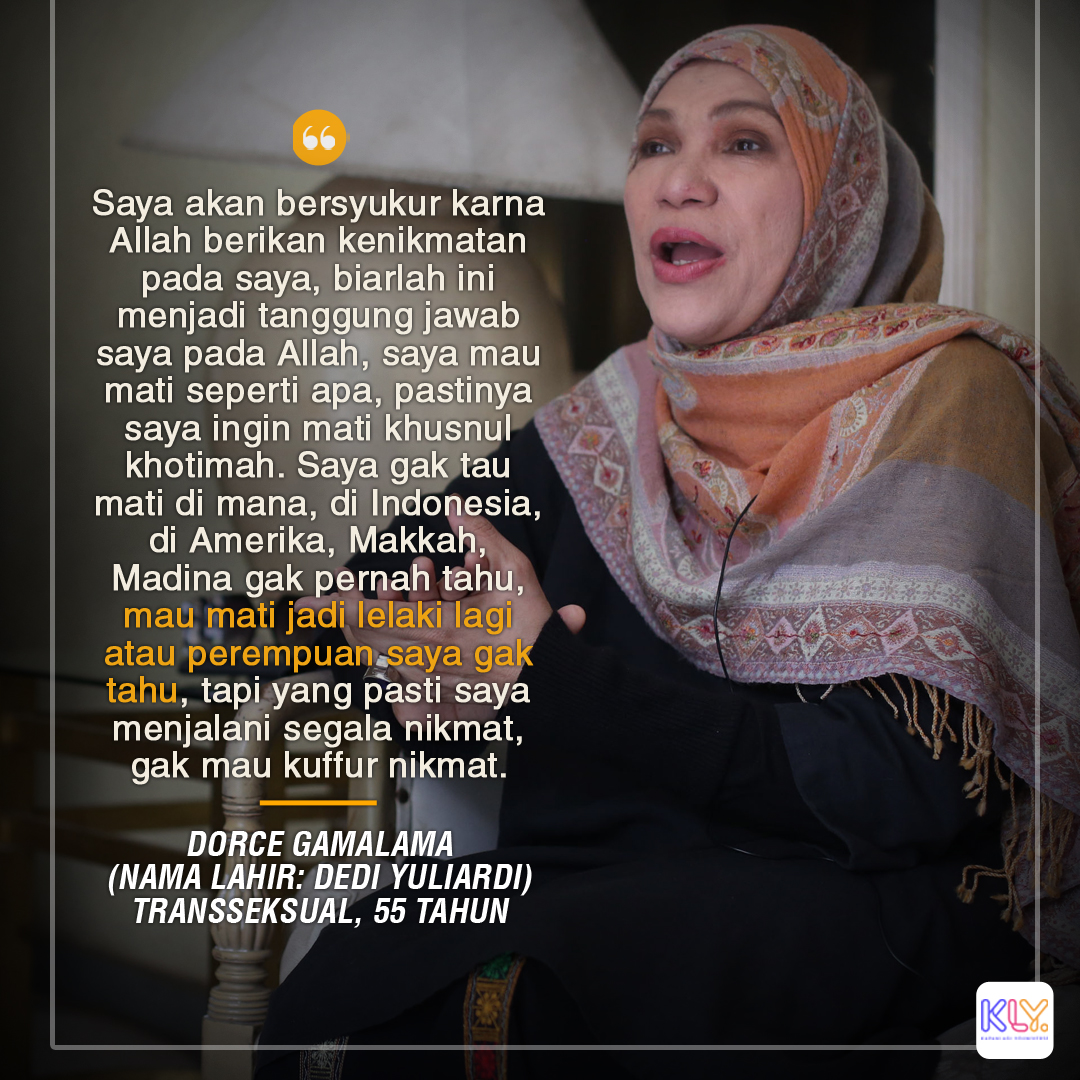 Dorce ingin mati secara khusnul khatimah / Credit: KapanLagi