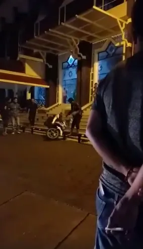 Motor Dilempar © Facebook