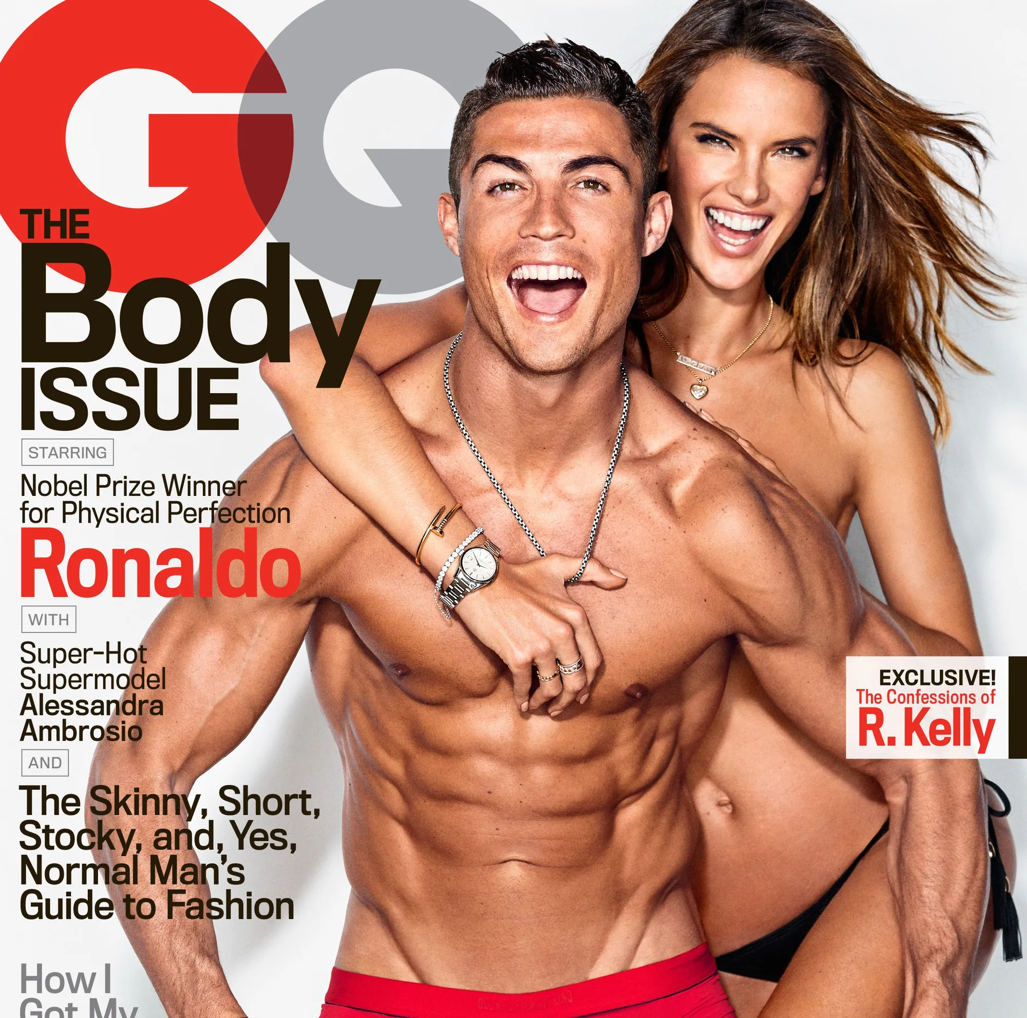 Ronaldo dan Abrosio untuk cover majalah GQ © gq.com