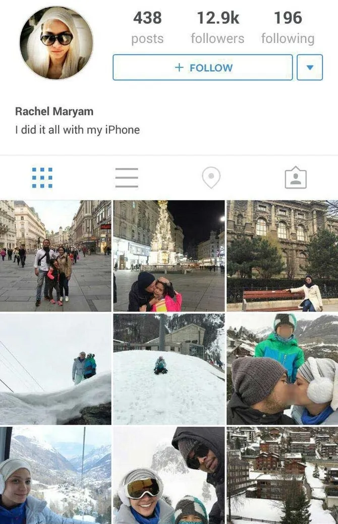 Foto liburan Rachel Maryam ke luar negeri. ©instagram.com/rachelmaryams