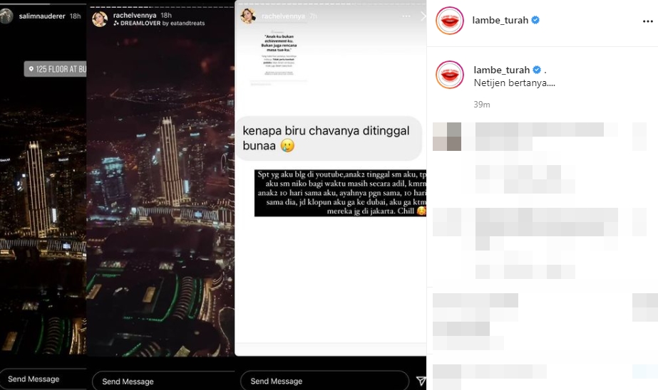 Rachel Vennya Dan Salim Nauderer Liburan Bareng Ke Dubai Netizen Ribut Gara Gara Tak Ajak Anak Kapanlagi Com