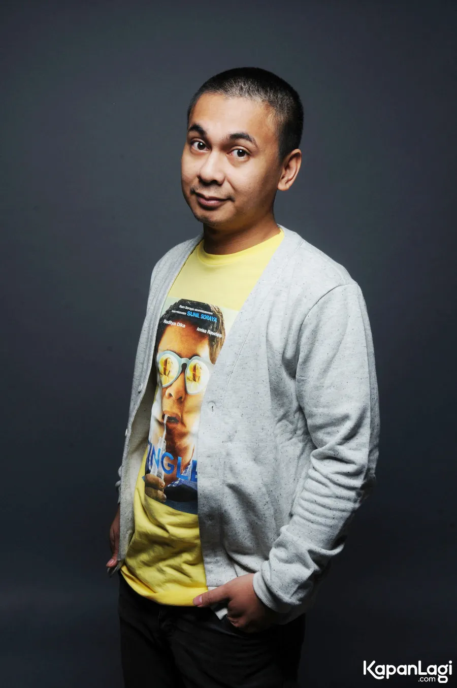 Dika harus membuat set syuting filmnya su-fun mungkin/©KapanLagi.com®/Bayu Herdianto