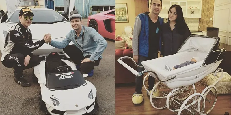Rafathar mendapat hadiah-hadiah mewah. ©instagram.com/raffinagita1717/
