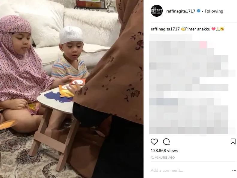 Rafathar membuat Raffi bangga ©instagram/raffinagita1717