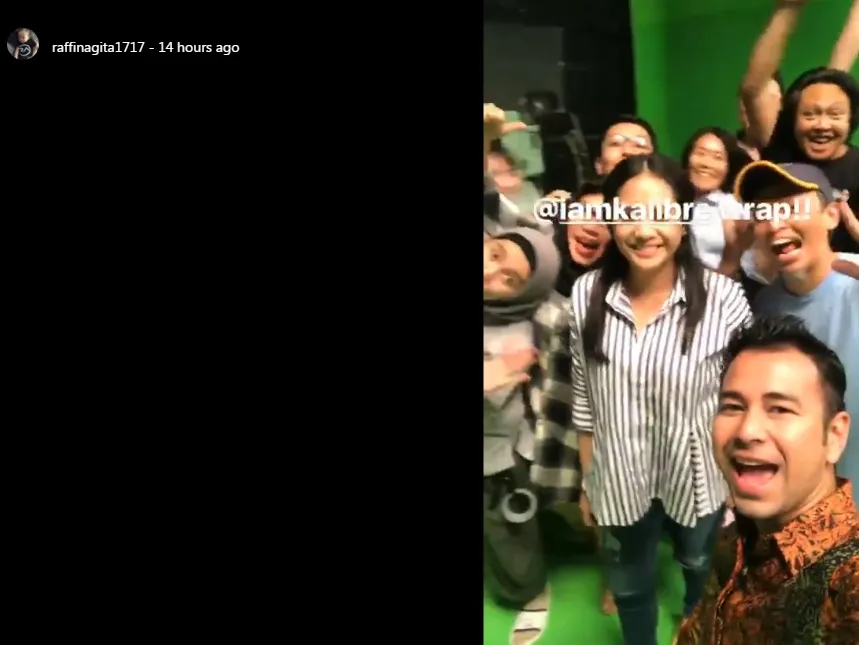 Usai acara pernikahan Caca, Raffi syuting bareng Gigi ©instagram/raffinagita1717