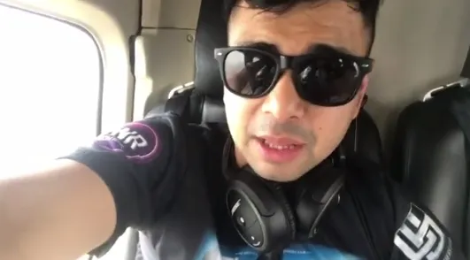 Raffi Ahmad datang naik helikopter @ Instagram.com/raffinagita1717