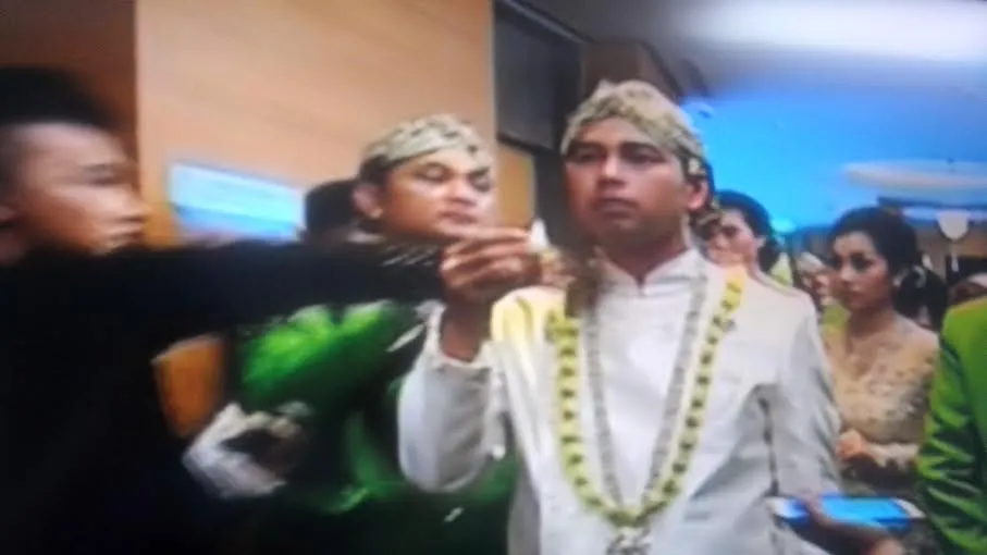 Raffi menjelang akad nikah @ istimewa
