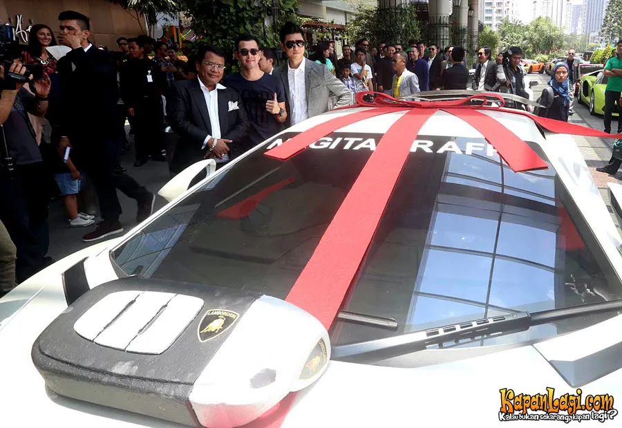 Lamborghini, hadiah pernikahan untuk Raffi Ahmad ©KapanLagi.com®/Agus Apriyanto
