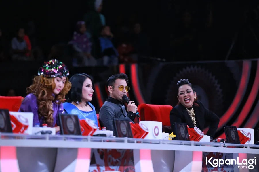 Raffi Ahmad saat menjadi juri di LIDA 2019 © KLY/Adrian Putra