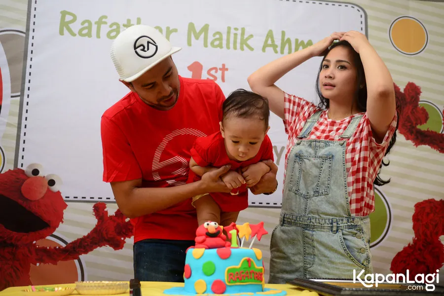 Perayaan ultah Rafathar yang pertama © Bayu Herdianto
