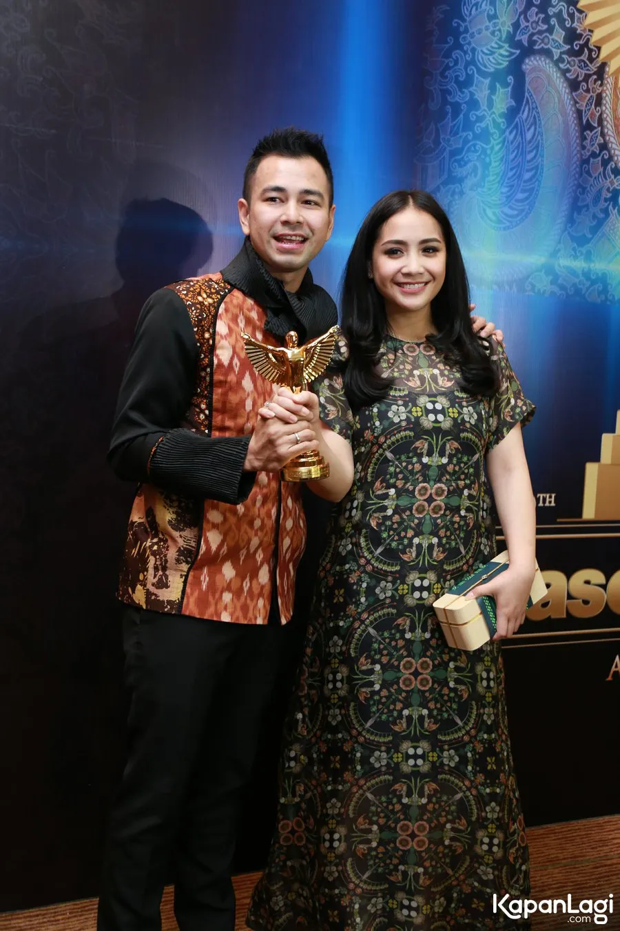 Raffi Ahmad kembali meraih penghargaan di Panasonic Gobel Awards. ©KapanLagi.com/Agus Apriyanto