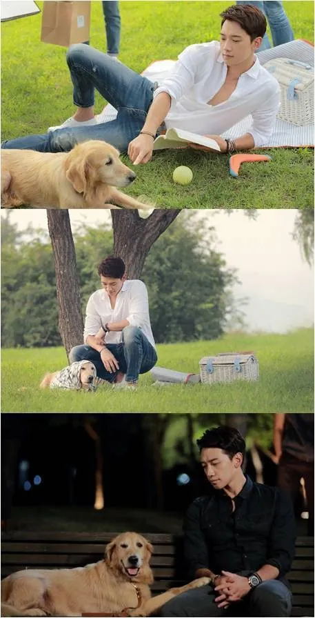 Rain memamerkan chemistry manisnya dengan anjing kesayangan, Benji @soompi.com