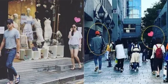 Rain dan Kim Tae Hee terlihat liburan ke Hong Kong. © E-Today via Nate