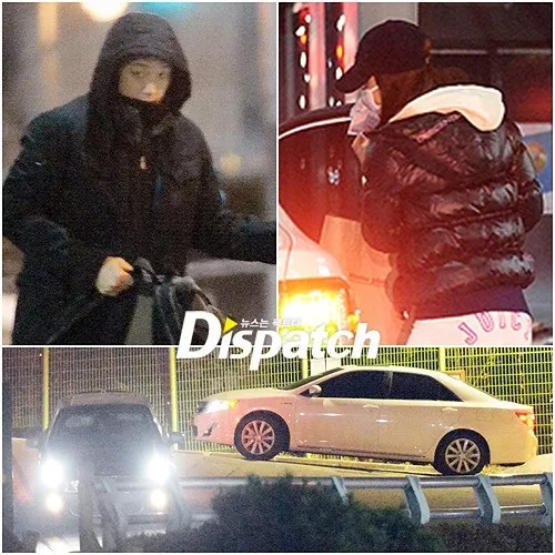 Rain dan Kim Tae Hee saat ketahuan kencan, Januari 2013 lalu. ©dispacth.co.kr