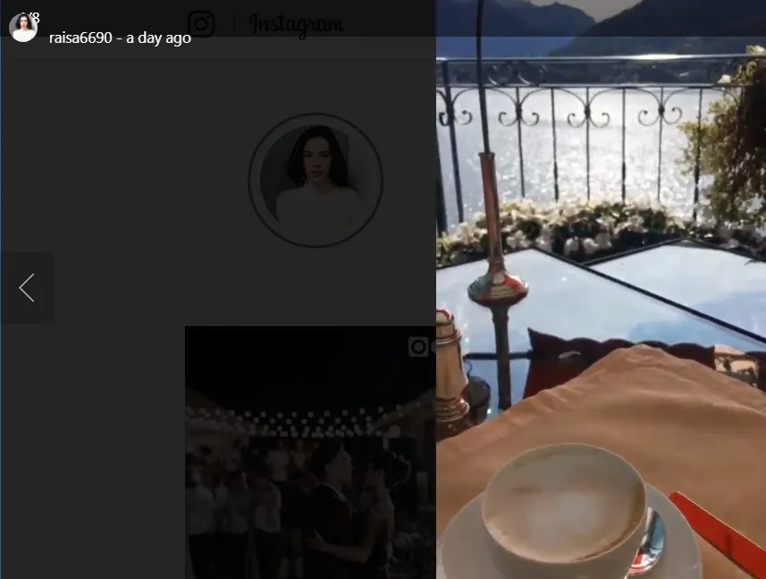 Pemandangan dari tempat Raisa menikmati kopi ©instagram/raisa6690
