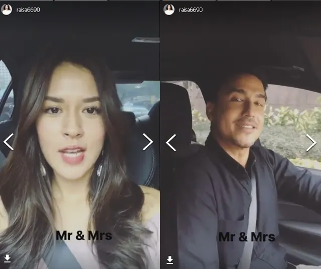 Raisa dan Hamish sama-sama pamer panggilan sayang © instagram.com/raisa6690