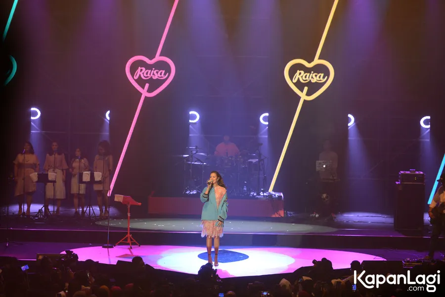 Penampilan Raisa yang sukses bikin baper © KapanLagi.com®/Bayu Herdianto