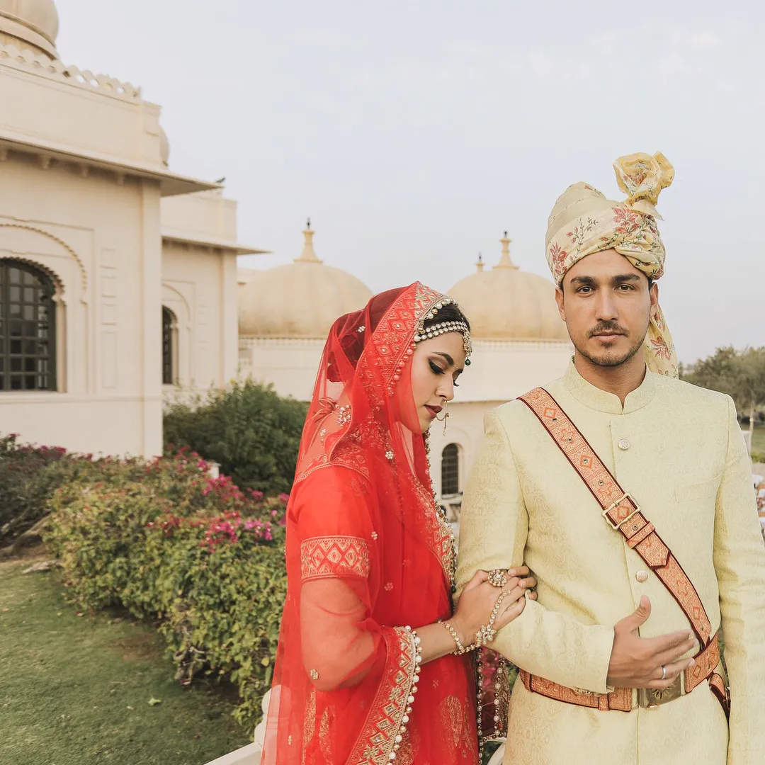 Raisa dan Hamish bak bangsawan India / Credit: @raisa6690