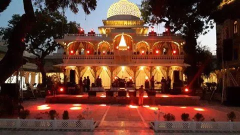 Inilah tempat Rajat dan Srishti gelar upacara Sangeet. @bollywoodlife