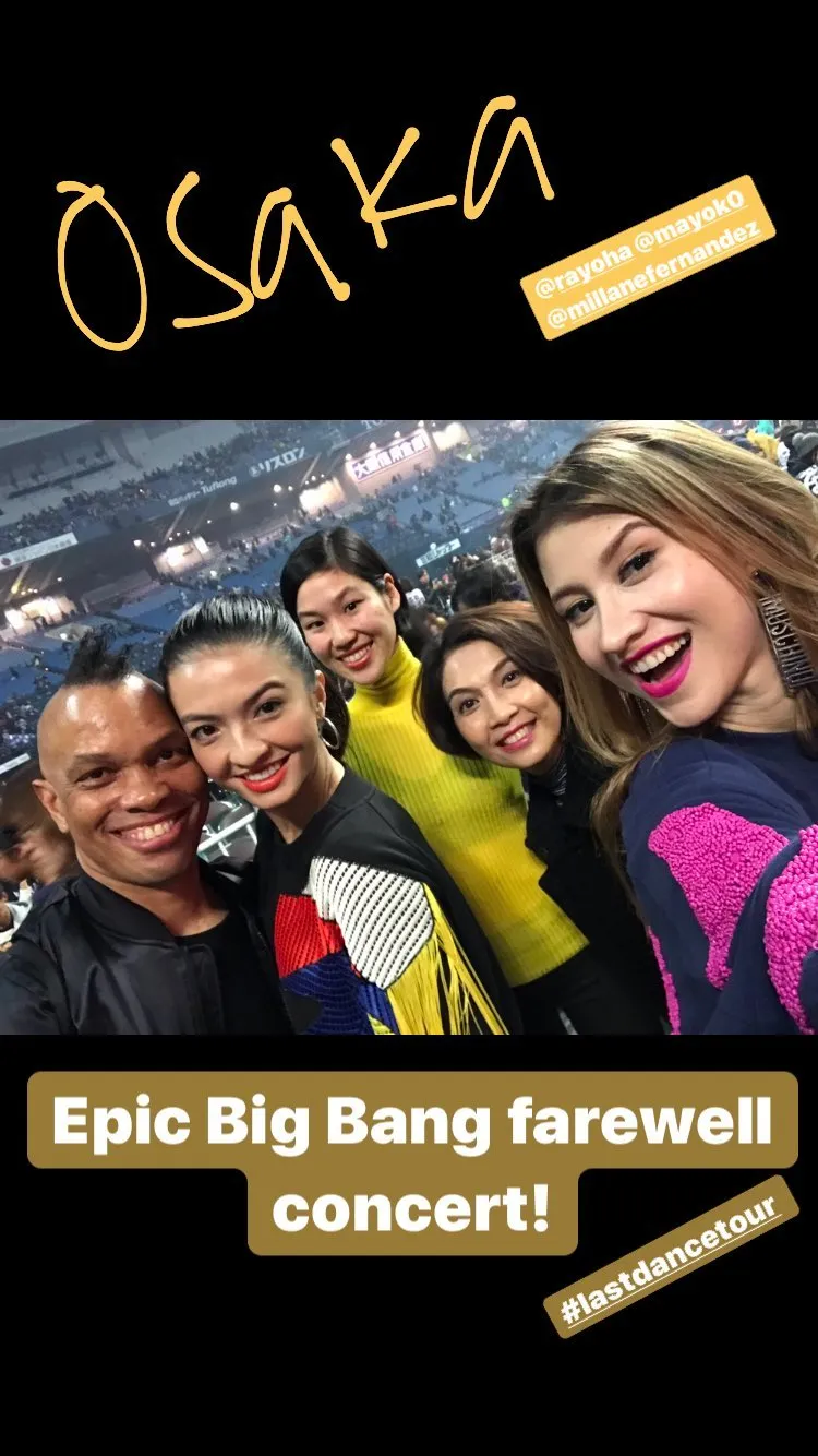 Raline di konser Big Bang di Jepang @ralineshah