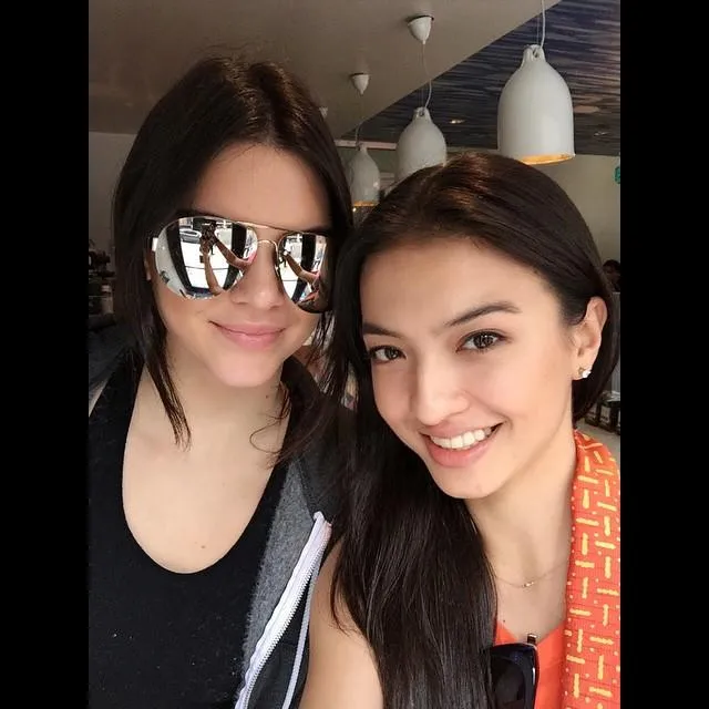 Lagi belanja, eh malah ketemu Kendall Jenner! © instagram.com/ralineshah
