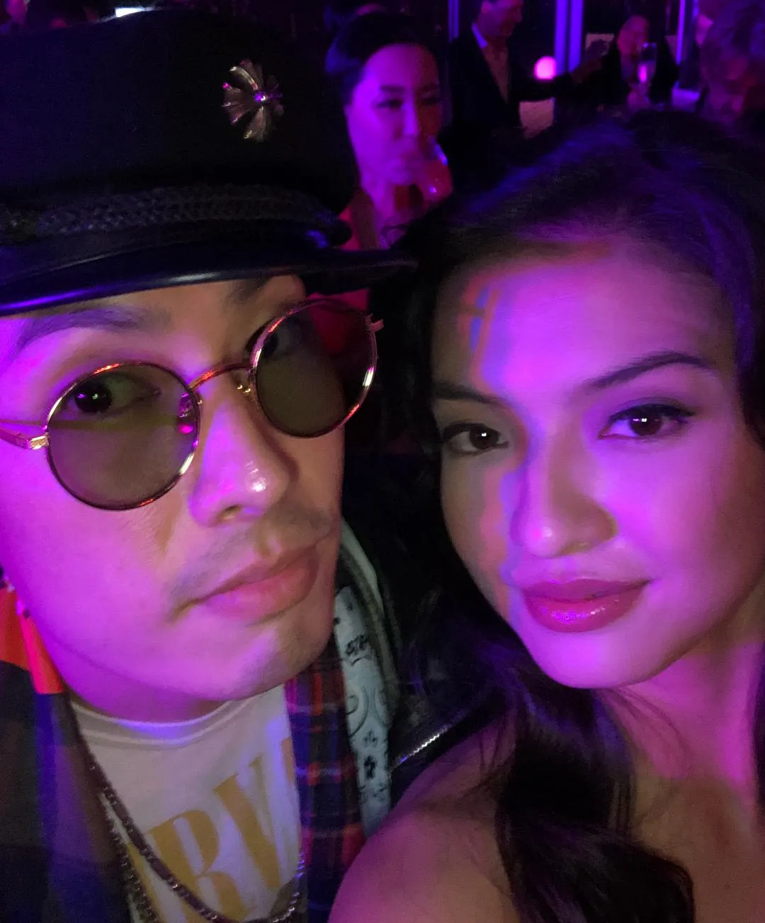Nonton fashion show malah ketemu Vanness Wu © instagram.com/ralineshah