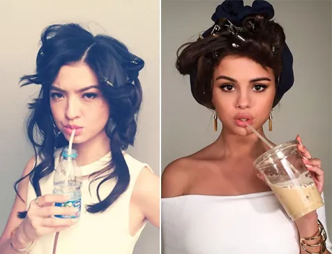 Raline vs Selena, cantik mana? © istimewa