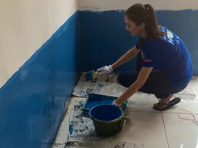 Raline Shah ikut sebuah acara sosial © KapanLagi.com/Hendra Gunawan