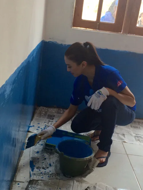 Raline Shah ikutan aksi sosial © KapanLagi.com®/Hendra Gunawan