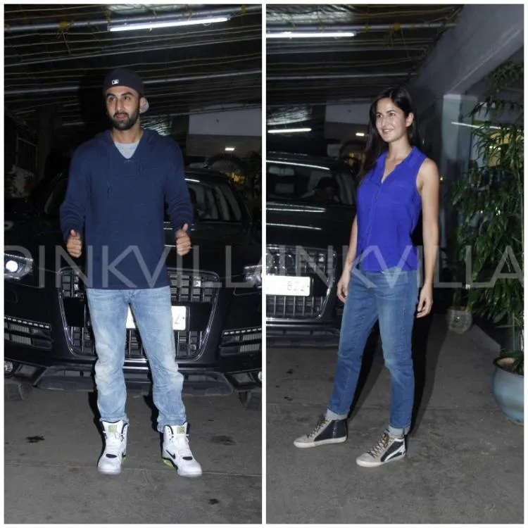Ini dia momen mesra saat Ranbir antarkan Katrina untuk promo film © Pinkvilla.com