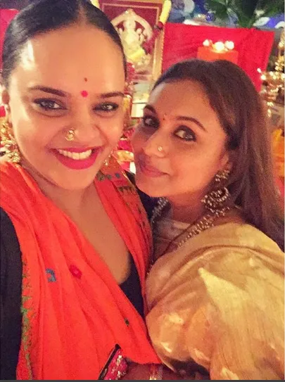 Rani cantik rayakan Diwali ©pinkvilla