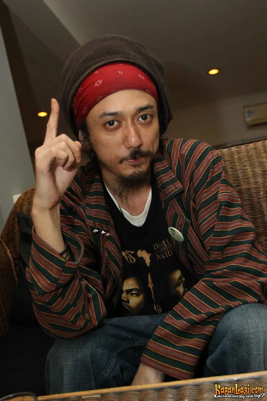 Ras Muhamad Tak Marah Kepada Polisi/@Foto: KapanLagi.com®