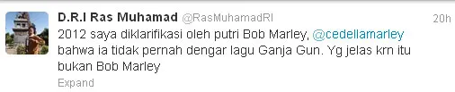 Klarifikasi Ras Muhammad/@RasMuhamadRI