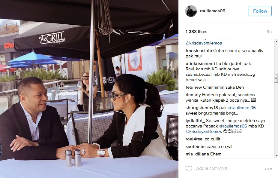 FOTO: Ungkapan Cinta Raul Lemos Untuk KD, Bikin Klepek 