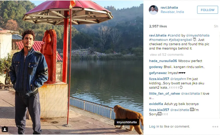 Ini dia tingkah usil Ravi pada sang adik © Instagram.com/ravi.bhatia