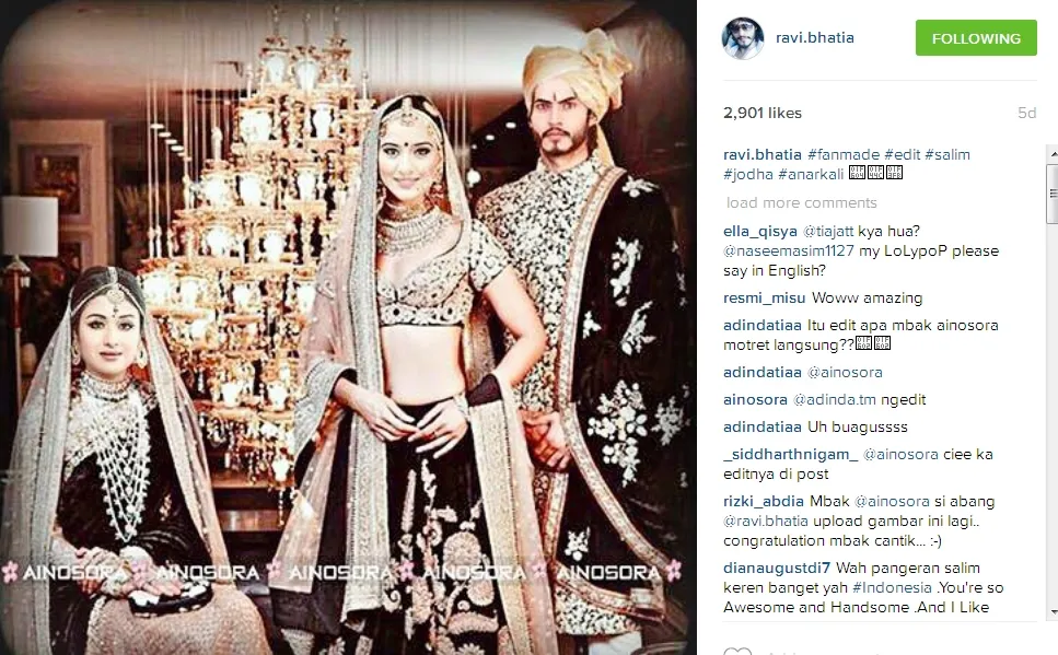 Foto ini yang bikin netizen heboh. @instagram/ravi.bhatia