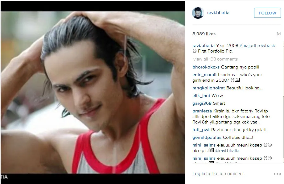 Ini dia foto Ravi Bhatia 8 tahun lalu, masih imut-imut ya! © Instagram.com/ravi.bhatia
