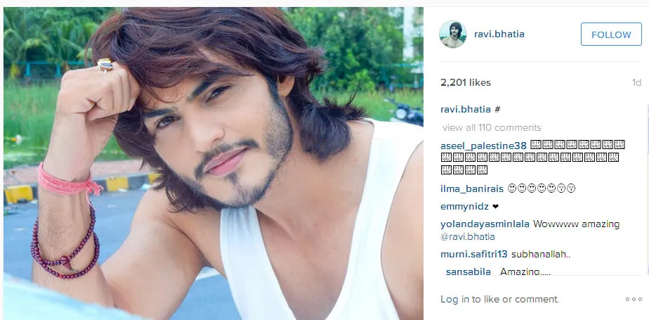 Ini dia foto tampan Ravi Bhatia, jadi pengen lihat terus kan? © Instagram.com/ravi.bhatia