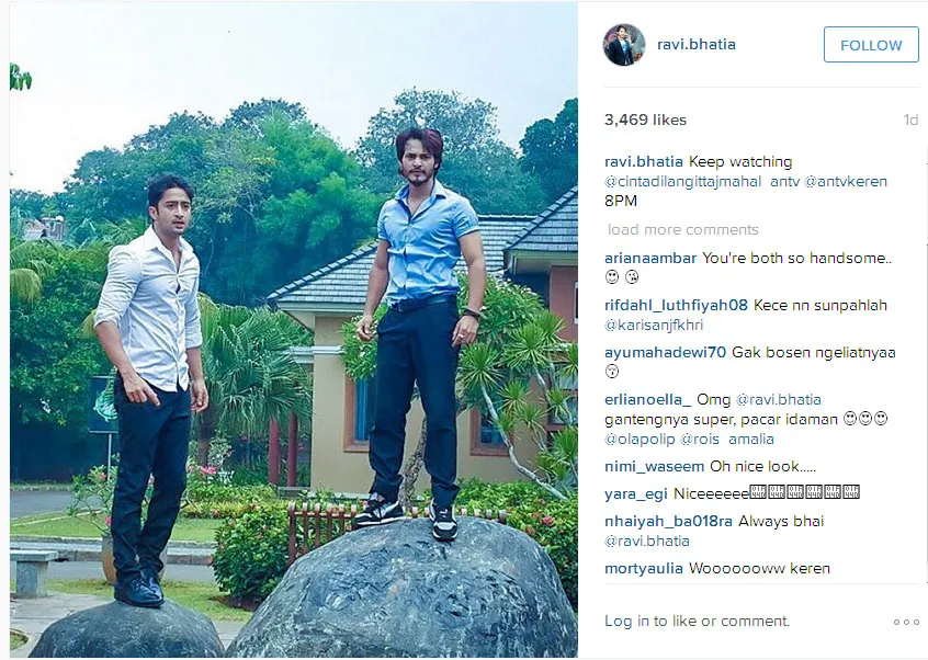 Begini aksi Shaheer dan Ravi saat mengejar penjahat © Instagram.com/ravi.bhatia