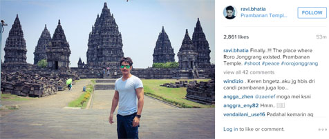 Ravi Bhatia Terbang ke Yogyakarta Untuk 'Roro Jonggrang 