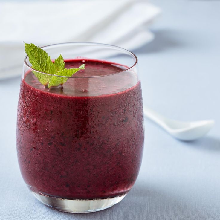 Jus Blueberry. (foto: Pinterest/Coup de pouce).