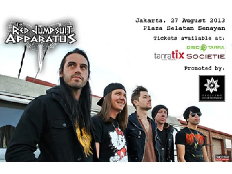 Siap nyanyi bareng The Red Jumpsuit Apparatus? 27 Agustus 2013!