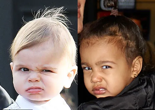 Reign Disick tunjukkan ekspresi mirip North West © Istimewa