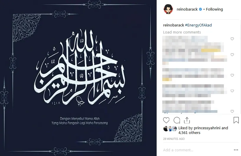 Instagram © reinobarack