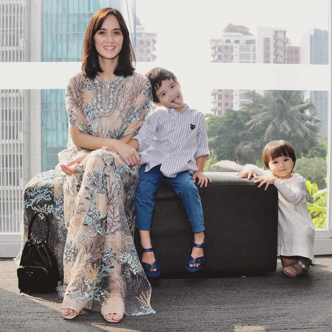 Renata Kumanto dan para buah hati / Credit: Instagram - renata711