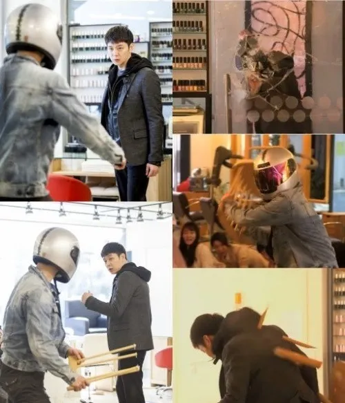 Pukulan kursi ini telah menyebabkan Yoochun JYJ cedera. ©kpopherald. 