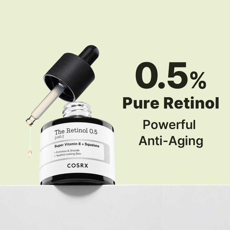 Safe retinol product by COSRX. (photo: Pinterest/THEKSHOP).