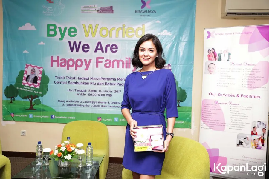 Revalina senang disupport suami © KapanLagi.com®/Muhammad Akrom Sukarya